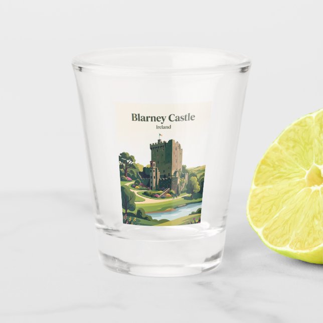 Blarney Castle Ireland Shot Glass (Front)