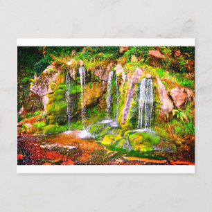 Blarney Castle Waterfall Postcard