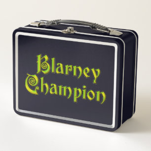 Blarney Champion black lunchbox