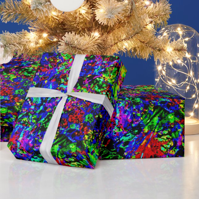 Blast abstract Wrapping Paper,Bright blast  Paper (Holidays)
