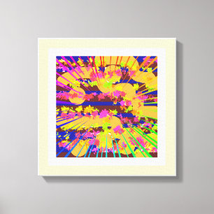 Blast canvas print