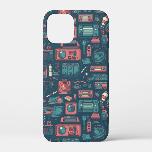 Blast From the Past: 80's Tech Case-Mate iPhone Case (Back)