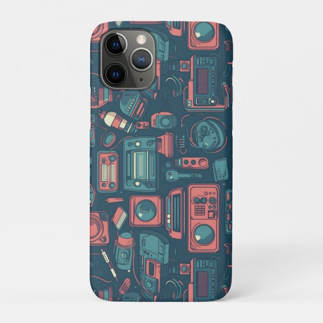 Blast From the Past: 80's Tech Case-Mate iPhone Case (Back)