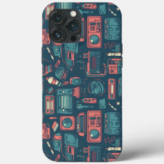 Blast From the Past: 80's Tech iPhone 13 Pro Max Case