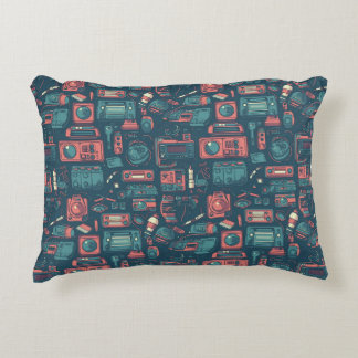 Blast From the Past: 80's Tech Decorative Cushion