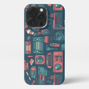 Blast From the Past: 80's Tech iPhone 13 Pro Case