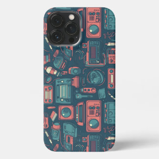Blast From the Past: 80's Tech iPhone 13 Pro Max Case