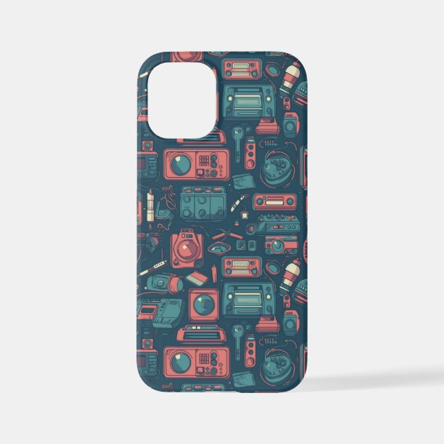 Blast From the Past: 80's Tech iPhone Case (Back)