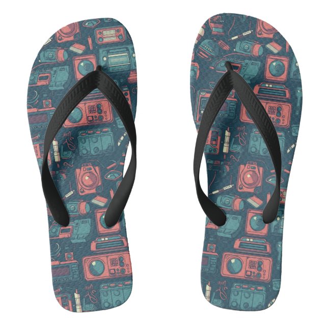 Blast From the Past: 80's Tech Jandals (Footbed)