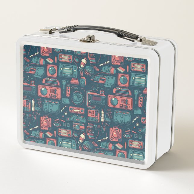 Blast From the Past: 80's Tech Metal Lunch Box (Front)
