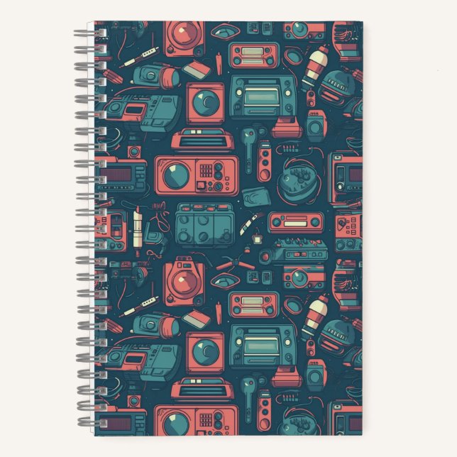 Blast From the Past: 80's Tech Notebook (Front)