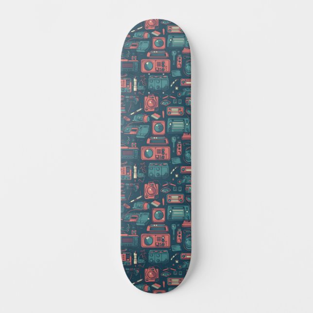 Blast From the Past: 80's Tech Skateboard (Front)