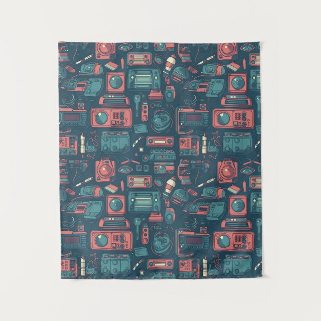 Blast From the Past: 80's Tech Tapestry (Front)