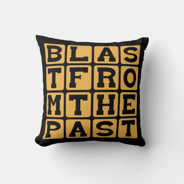 Blast From The Past, Visit From Yesteryear Cushion (Front)