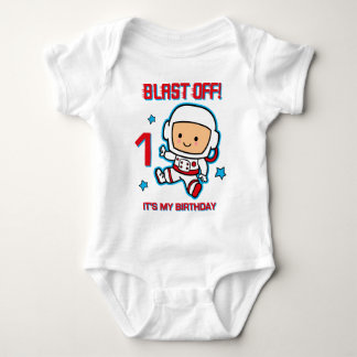 Blast Off 1st Birthday Infant Creeper