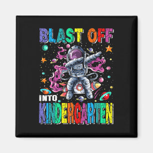 Blast Off Into Kindergarten Rocket Back To School Magnet