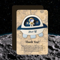 Blast Off! Modern Vintage Astronaut Baby Shower