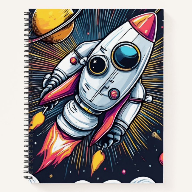  Blast Off! Notebook (Front)