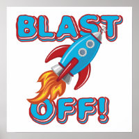 Blast Off Rocket Ship