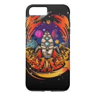 Blast Off Spaceship Case-Mate iPhone Case