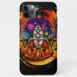 Blast Off Spaceship Case-Mate iPhone Case