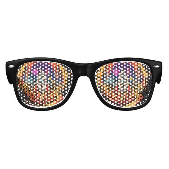 Blast Off Spaceship Kids Sunglasses (Front)