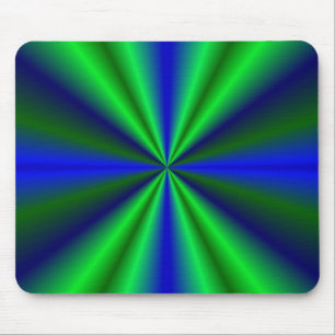 blau grün Regenbogen Mouse Pad