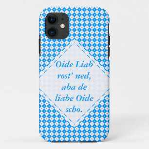 Blau weiß Minimalistisch Case-Mate iPhone Case