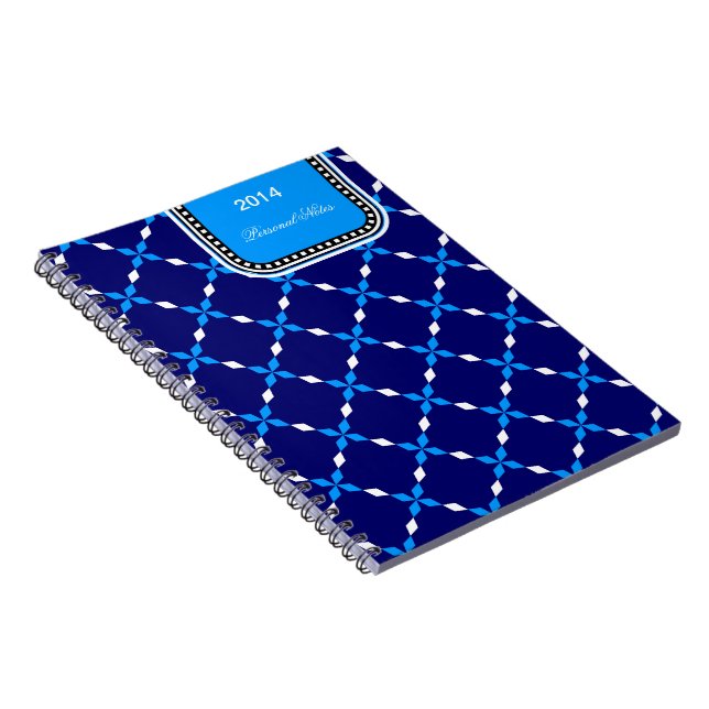 Blau weiß notebook (Right Side)