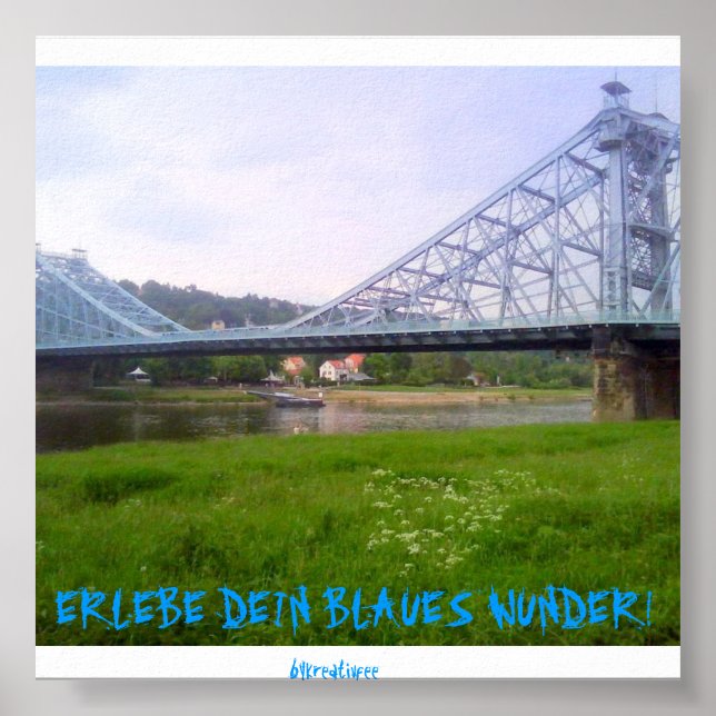 Blaues Wunder Dresden Poster (Front)