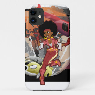 blaxploitation afro spy Case-Mate iPhone case