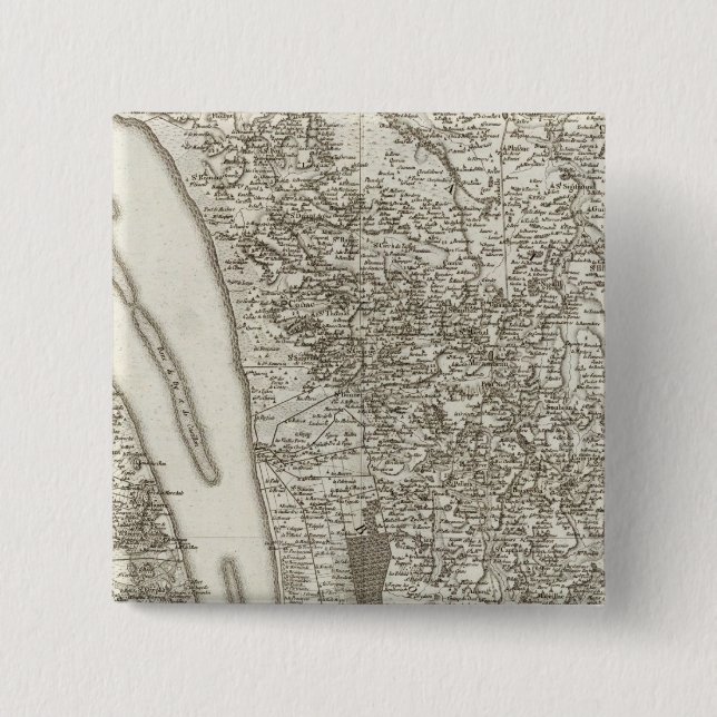 Blaye 15 Cm Square Badge (Front)