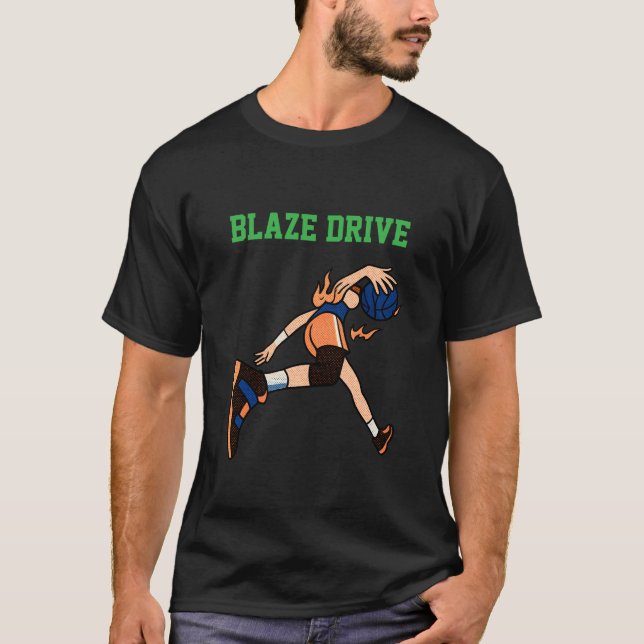 Blaze Drive Basketball T-Shirt (Front)