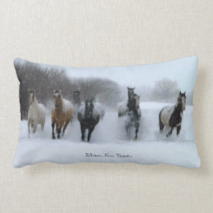 Blaze New Trails Horse Pillow