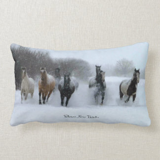 Blaze New Trails Horse Pillow