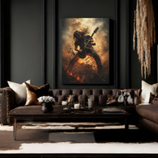 Blaze of Rebellion Canvas Print