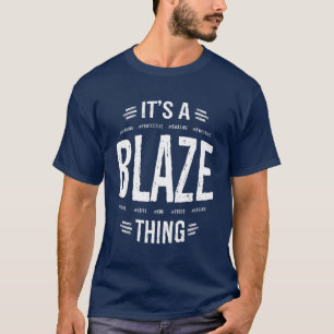 Blaze Personalised Name Birthday Gift T-Shirt