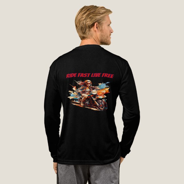 Blaze Your Path Tri-Blend Shirt (Full Back)