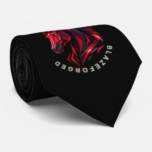 BlazeForge Horse Men's Tie