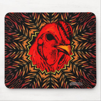 Blazing Brahma Mouse Pad