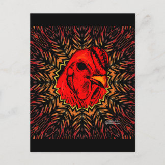 Blazing Brahma Postcard