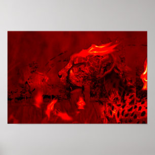 BLAZING CHEETAH POSTER