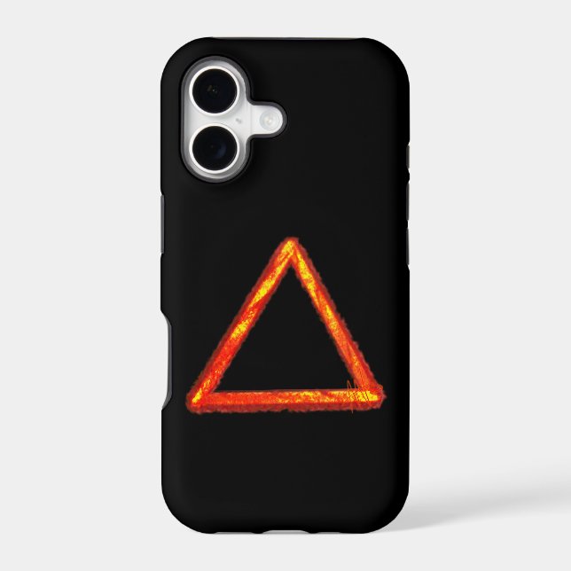 Blazing Fire Element Alchemy Symbol (Back)