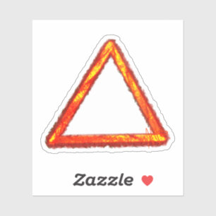 Blazing Fire Element Alchemy Symbol Custom