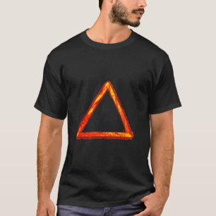 Blazing Fire Element Alchemy Symbol T-Shirt
