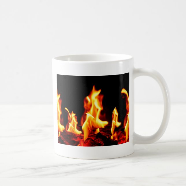 Blazing flames coffee mug (Right)
