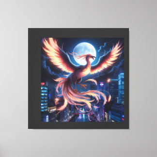 Blazing Phoenix Canvas Print