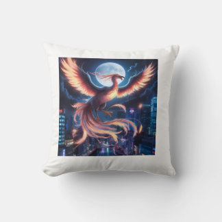Blazing Phoenix Pillow