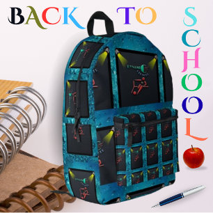 Blazing Striker,Dynamic Fusion Power and Precision Printed Backpack