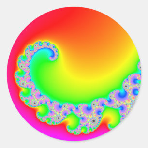 Blazing Sun Classic Round Sticker